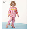 New Look Pattern 6170 Toddlers and Childs Pajamas Image 2 From Patternsandplains.com