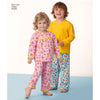 New Look Pattern 6170 Toddlers and Childs Pajamas Image 4 From Patternsandplains.com