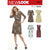 New Look Pattern 6301 Misses Mock Wrap Knit Dress Image 1 From Patternsandplains.com