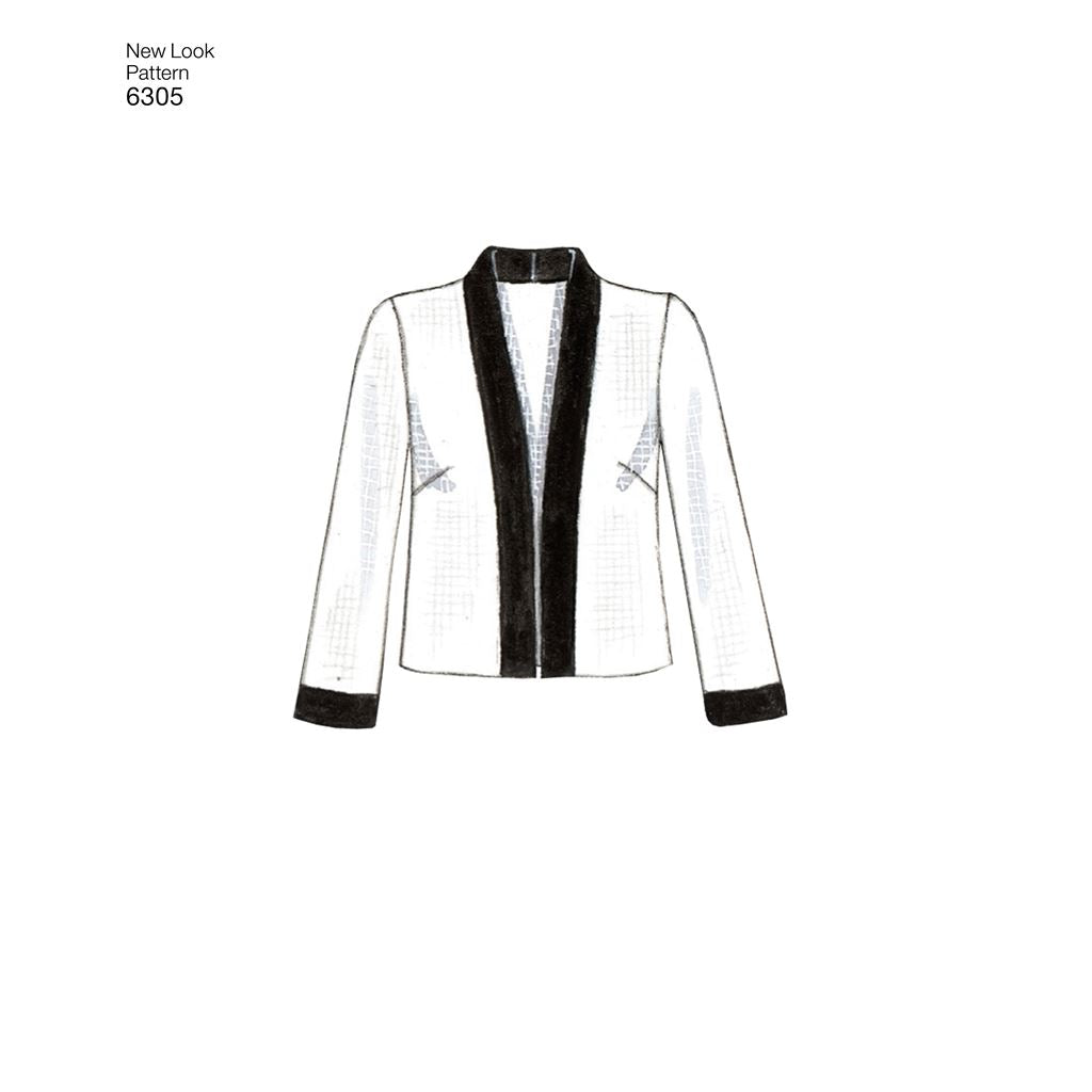 New Look Pattern 6305 Misses Dresses Image 3 From Patternsandplains.com