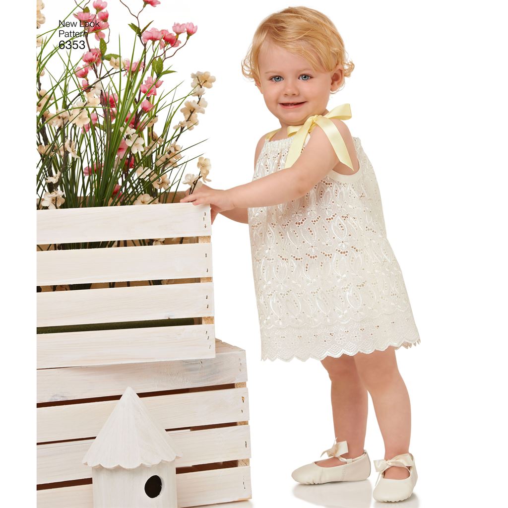 New Look Pattern 6353 Babies Dresses and Panties Image 10 From Patternsandplains.com