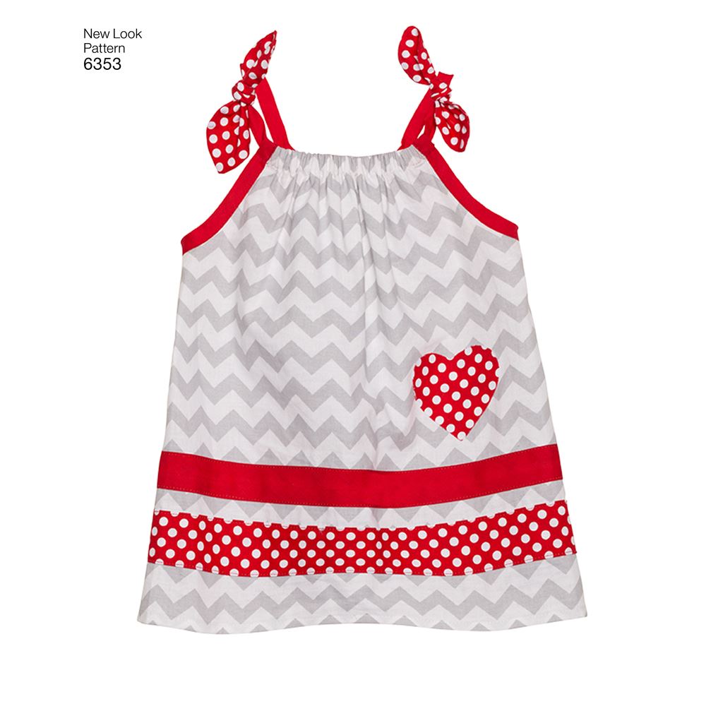 New Look Pattern 6353 Babies Dresses and Panties Image 8 From Patternsandplains.com