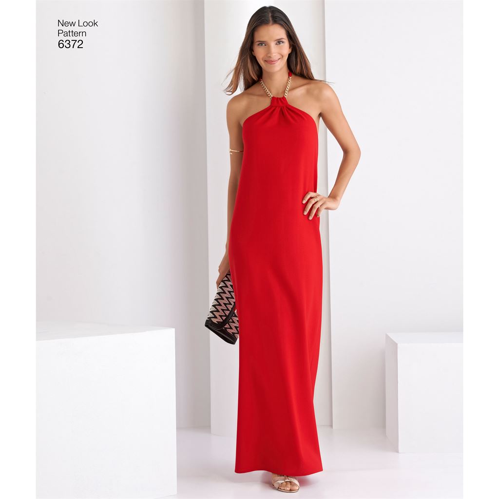 New Look Pattern 6372 Misses Dresses Each in Two Lengths Image 2 From Patternsandplains.com