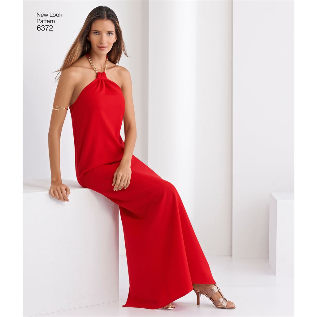 New Look Pattern 6372 Misses Dresses Each in Two Lengths Image 3 From Patternsandplains.com