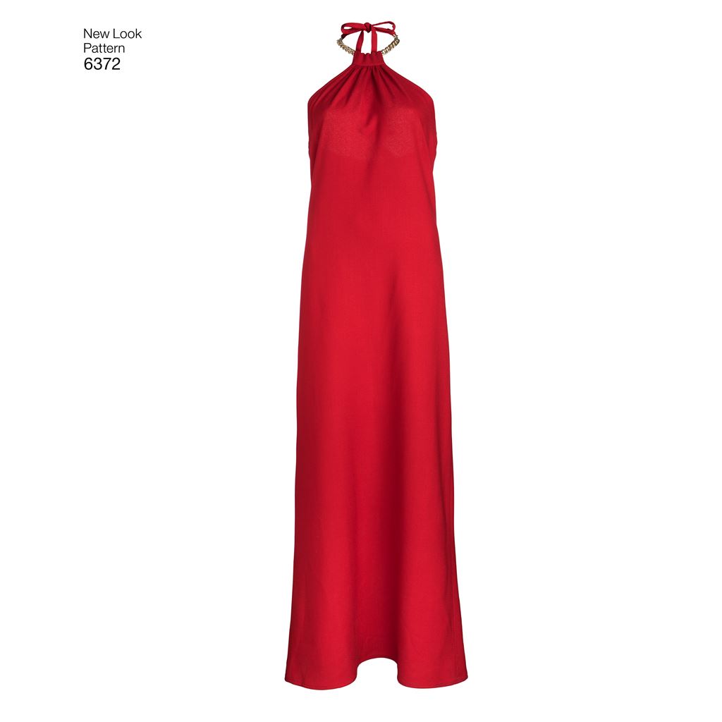 New Look Pattern 6372 Misses Dresses Each in Two Lengths Image 4 From Patternsandplains.com