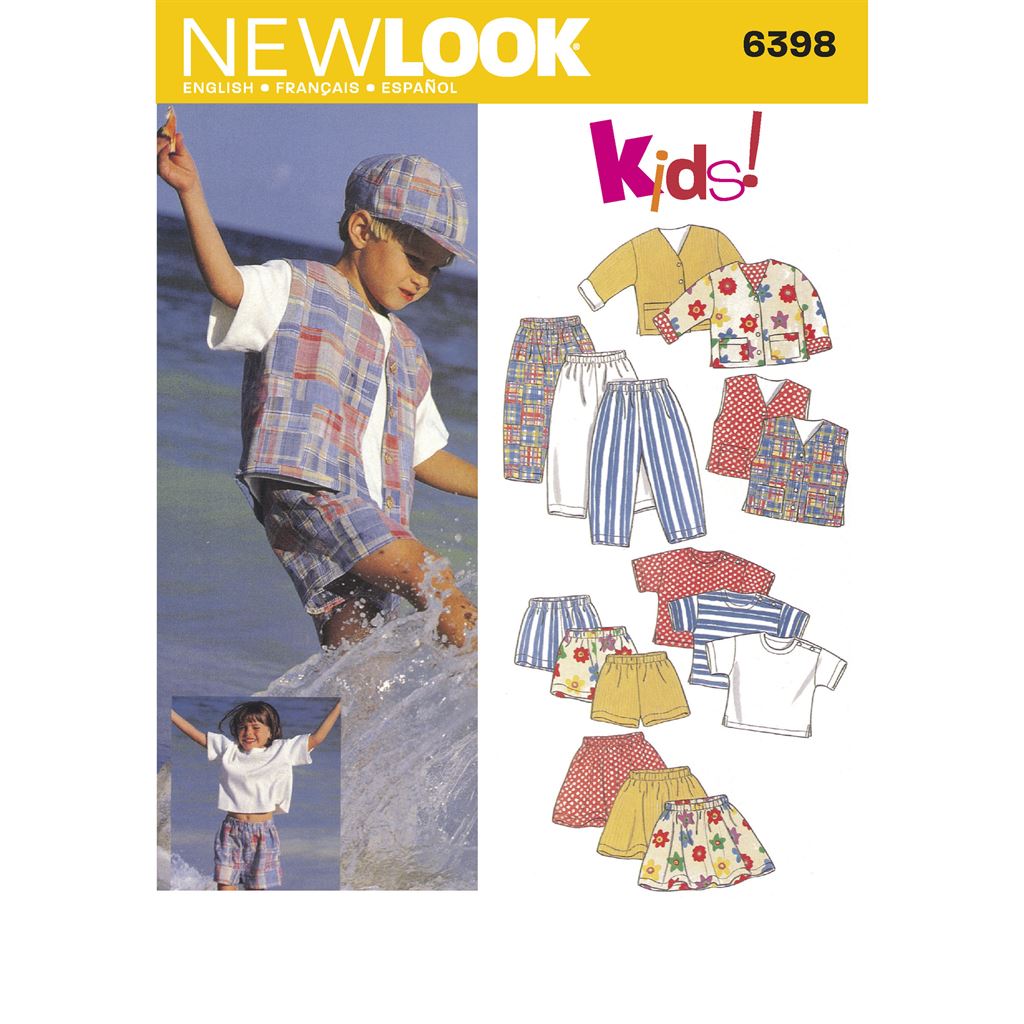 New Look Pattern 6398 Child Separates Image 1 From Patternsandplains.com