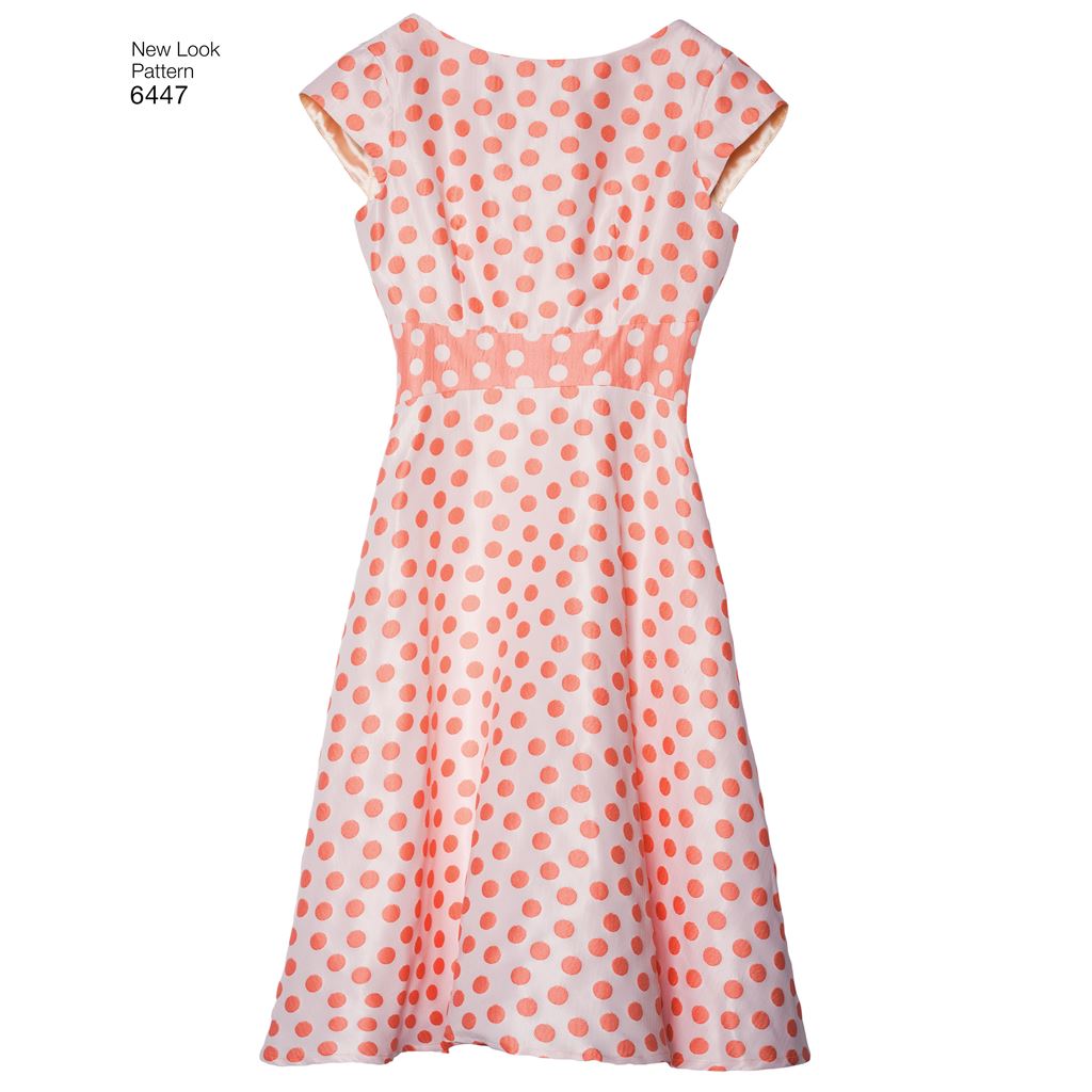 New Look Pattern 6447 Misses Dresses Image 5 From Patternsandplains.com