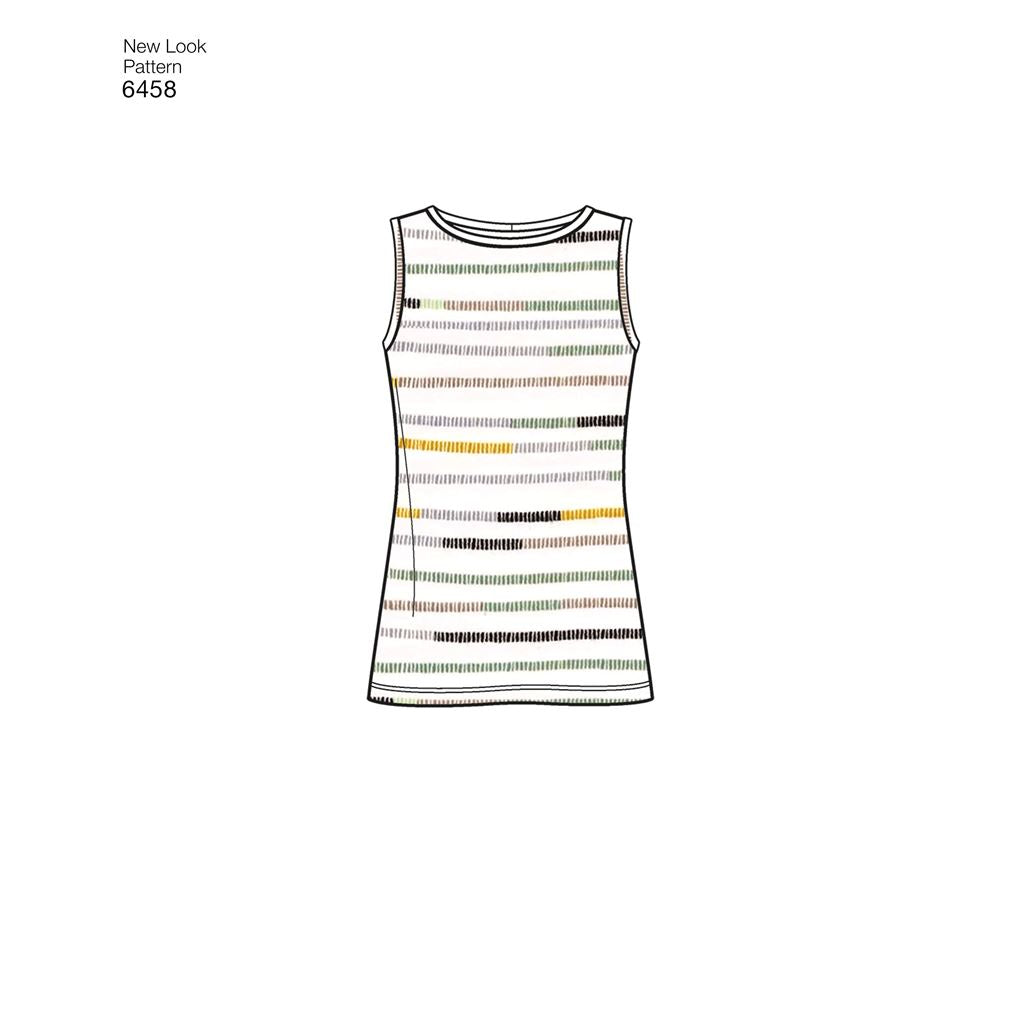 New Look Pattern 6458 Misses Easy Knit Separates Image 5 From Patternsandplains.com