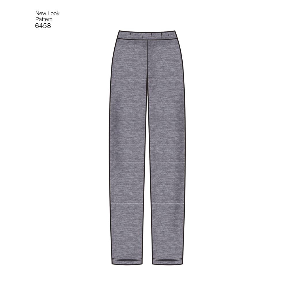 New Look Pattern 6458 Misses Easy Knit Separates Image 6 From Patternsandplains.com