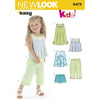 New Look Pattern 6473 Toddler Separates Image 1 From Patternsandplains.com
