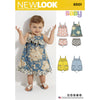 New Look Pattern 6501 Babies Dress and Romper Image 1 From Patternsandplains.com