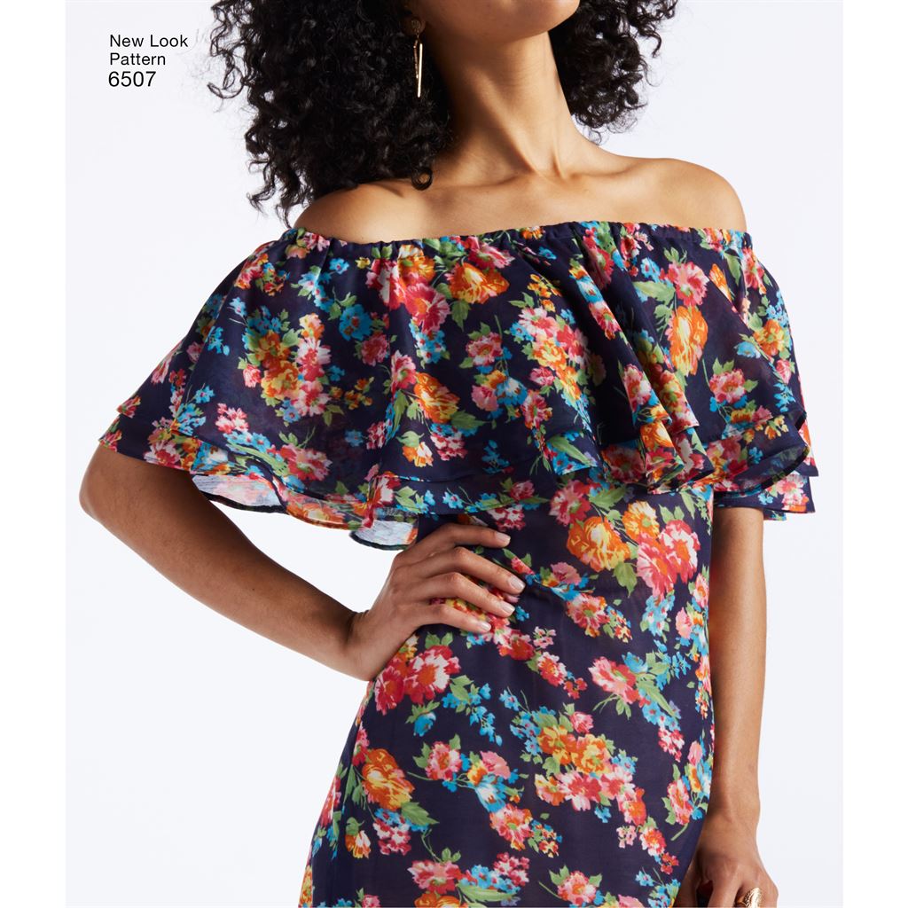 New Look Pattern 6507 Women's Dresses and Top - Patterns and Plains New Look Pattern 6507 Women's Dresses and Top - Patterns and Plains