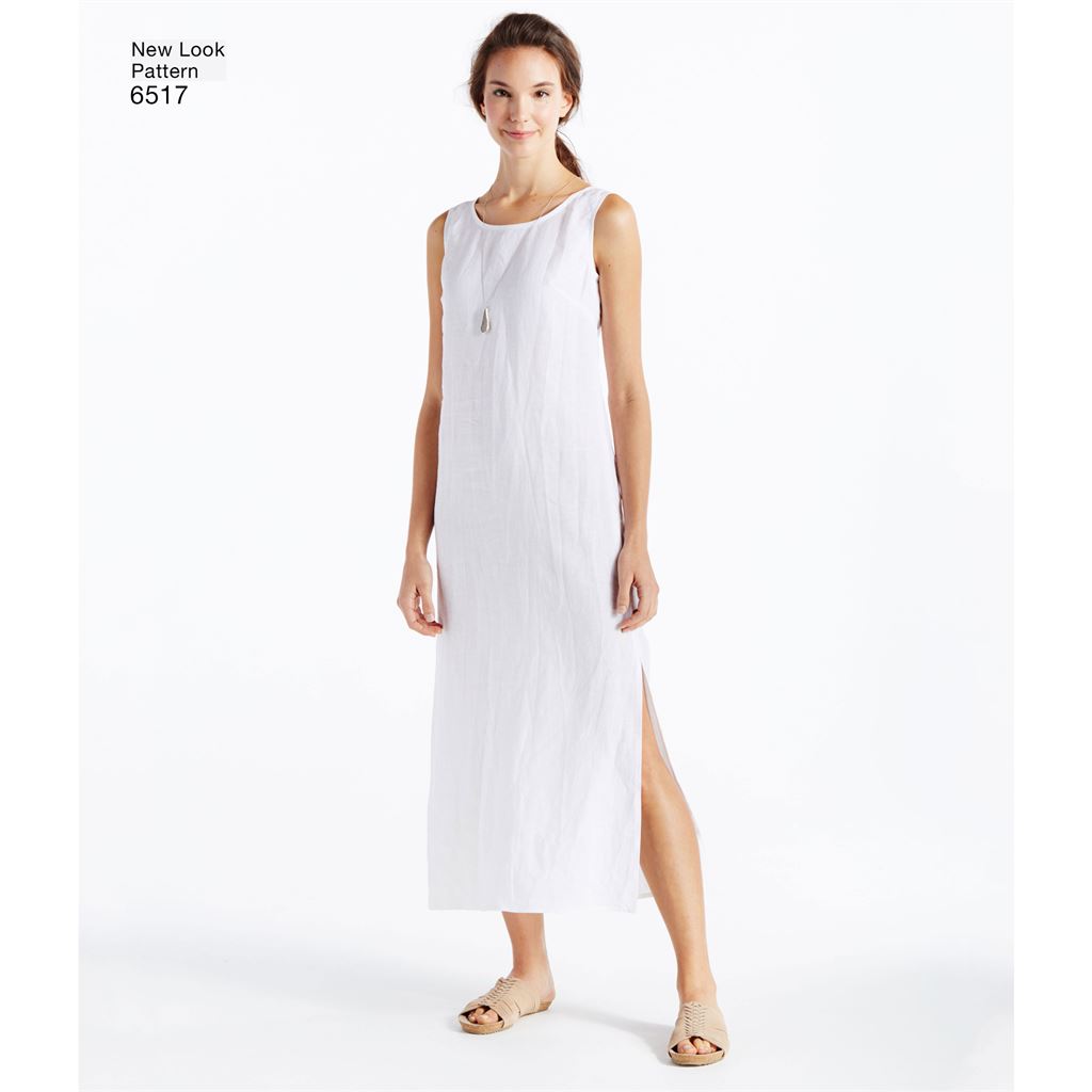 New Look Pattern 6517 Womens Dress Tunic Top Pants and Scarf Image 6 From Patternsandplains.com