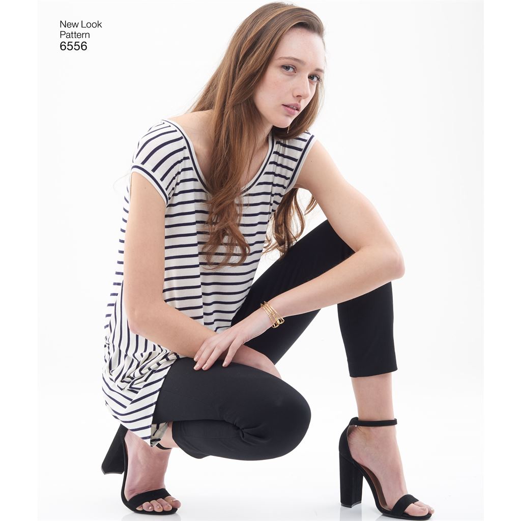 New Look Pattern 6556  Womens Easy Knit Tops Image 4 From Patternsandplains.com