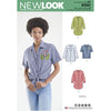 New Look Pattern 6561 Womens Shirts in Three Lengths Image 1 From Patternsandplains.com
