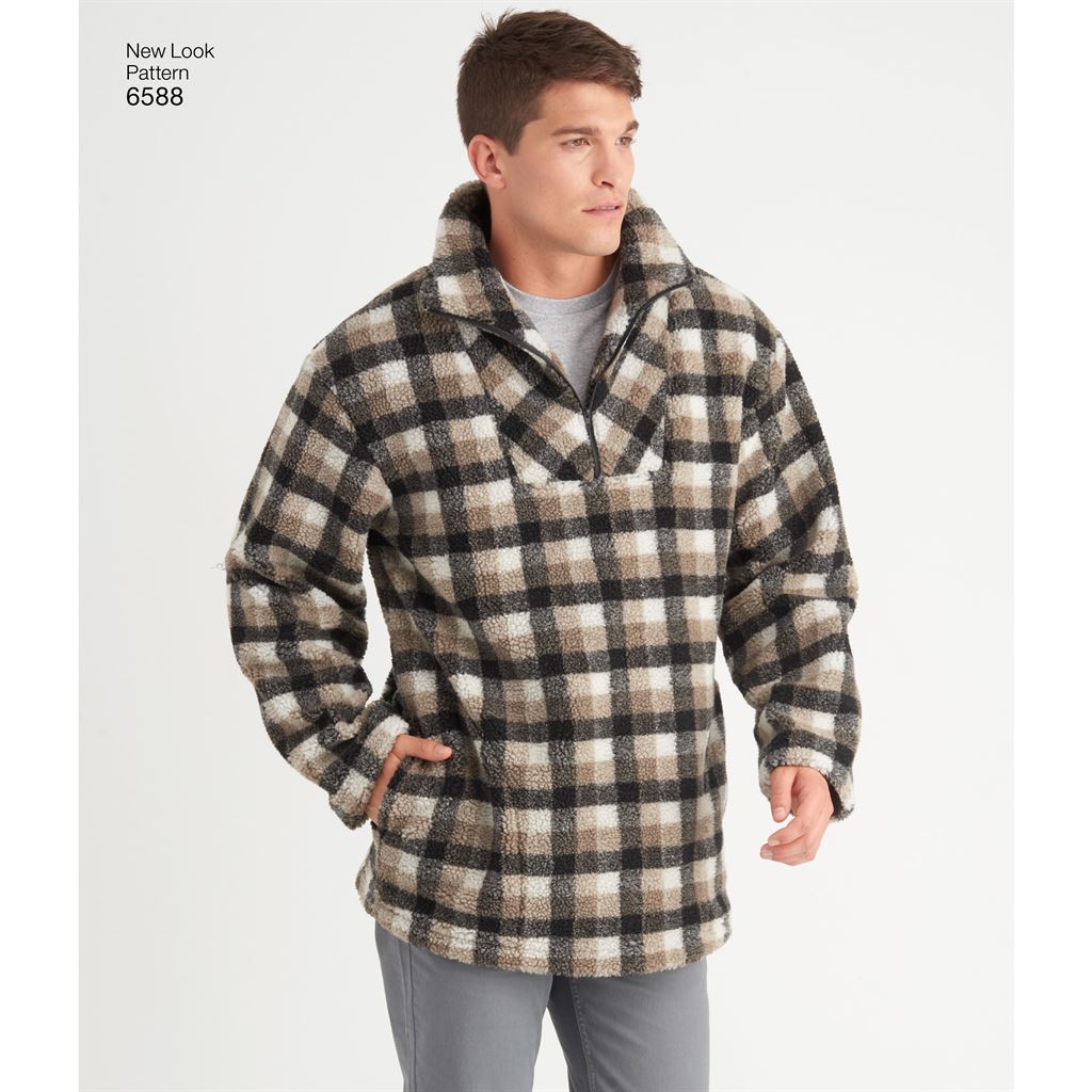 New Look Pattern 6588 Unisex Tops Image 2 From Patternsandplains.com