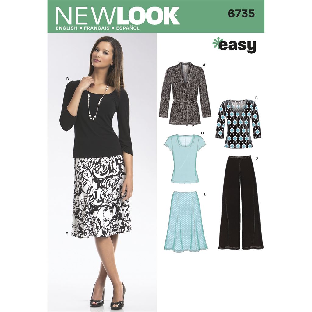 New Look Pattern 6735 Misses Separates Image 1 From Patternsandplains.com