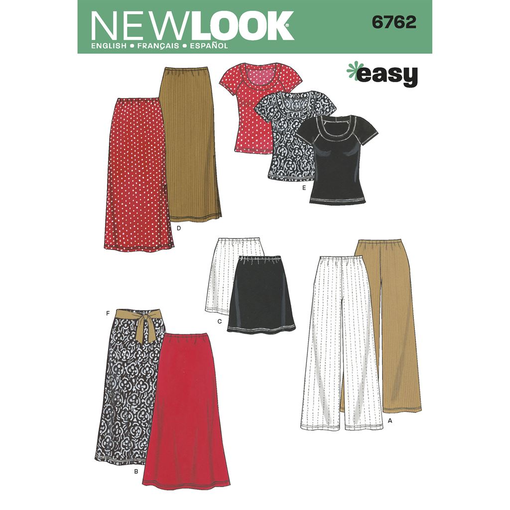 New Look Pattern 6762 Misses Separates Image 1 From Patternsandplains.com