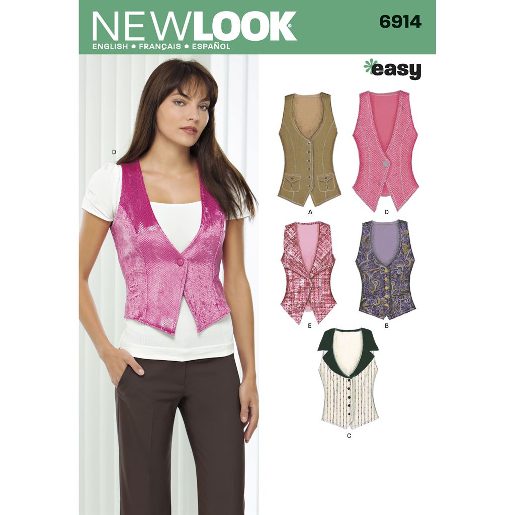 New Look Pattern 6914 Misses Tops Image 1 From Patternsandplains.com