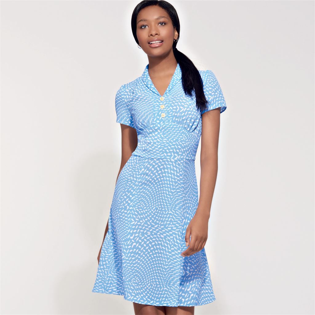 New Look Sewing Pattern N6594 Misses Dress In Three Lengths 6594 Image 2 From Patternsandplains.com