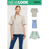 New Look Sewing Pattern N6604 Misses Tops 6604 Image 1 From Patternsandplains.com