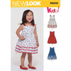 New Look Sewing Pattern N6610 Toddlers Dress 6610 Image 1 From Patternsandplains.com