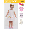New Look Sewing Pattern N6611 Childrens Novelty Dress 6611 Image 1 From Patternsandplains.com