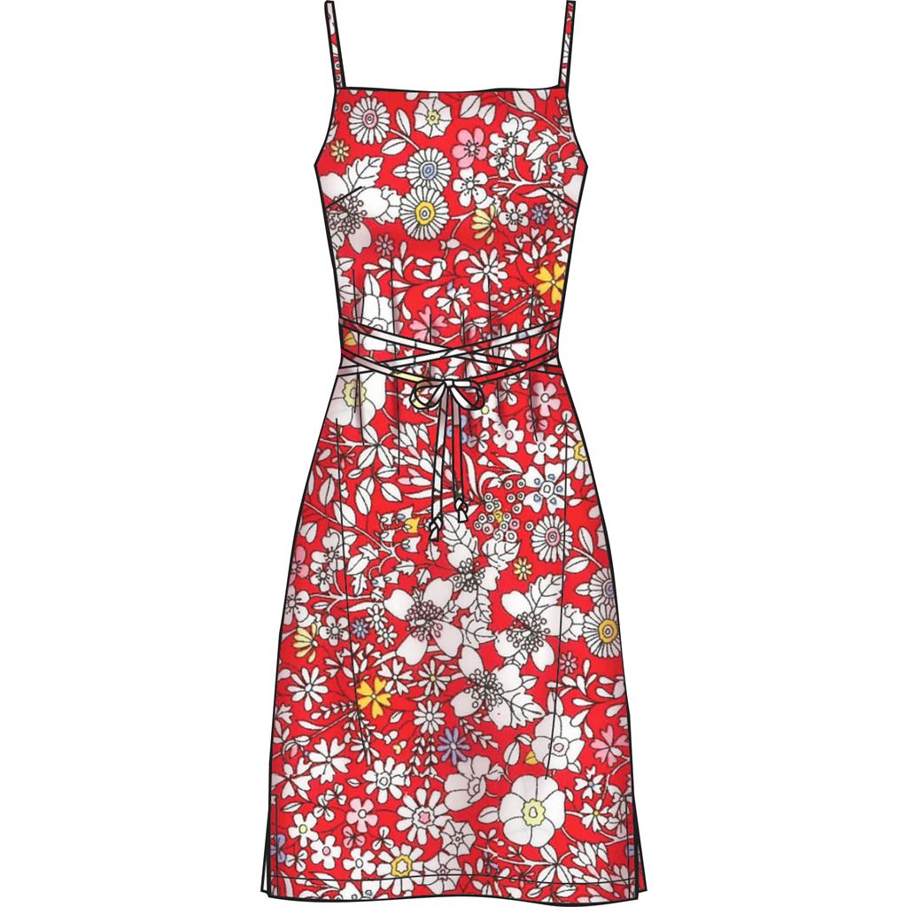 New Look Sewing Pattern N6614 Misses Dresses 6614 Image 2 From Patternsandplains.com