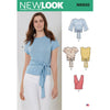 New Look Sewing Pattern N6620 Misses Wrap Tops 6620 Image 1 From Patternsandplains.com