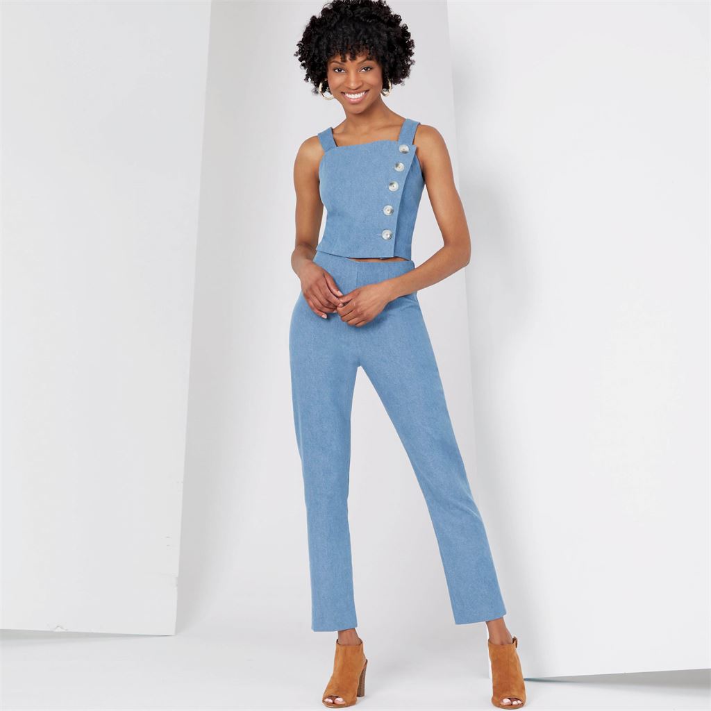 New Look Sewing Pattern N6627 Misses Top Skirt And Pants 6627 Image 2 From Patternsandplains.com