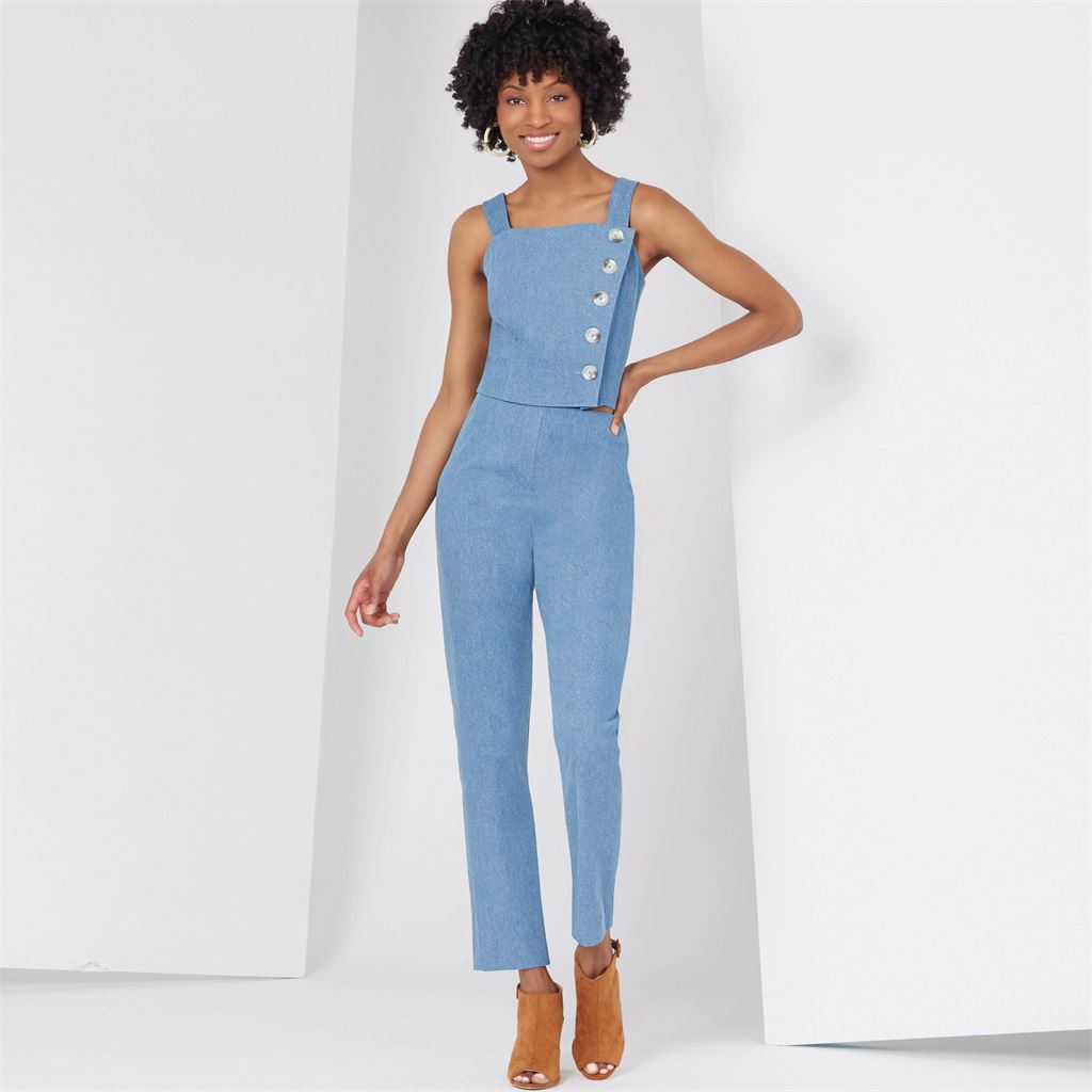 New Look Sewing Pattern N6627 Misses Top Skirt And Pants 6627 Image 4 From Patternsandplains.com