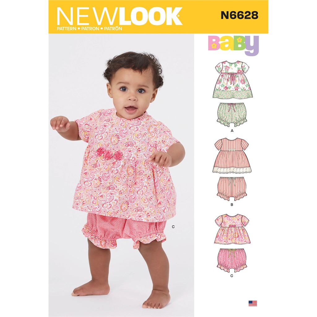 New Look Sewing Pattern N6628 Babies Sportswear 6628 Image 1 From Patternsandplains.com