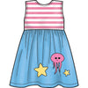 New Look Sewing Pattern N6647 Toddlers Dresses with Appliques 6647 Image 4 From Patternsandplains.com
