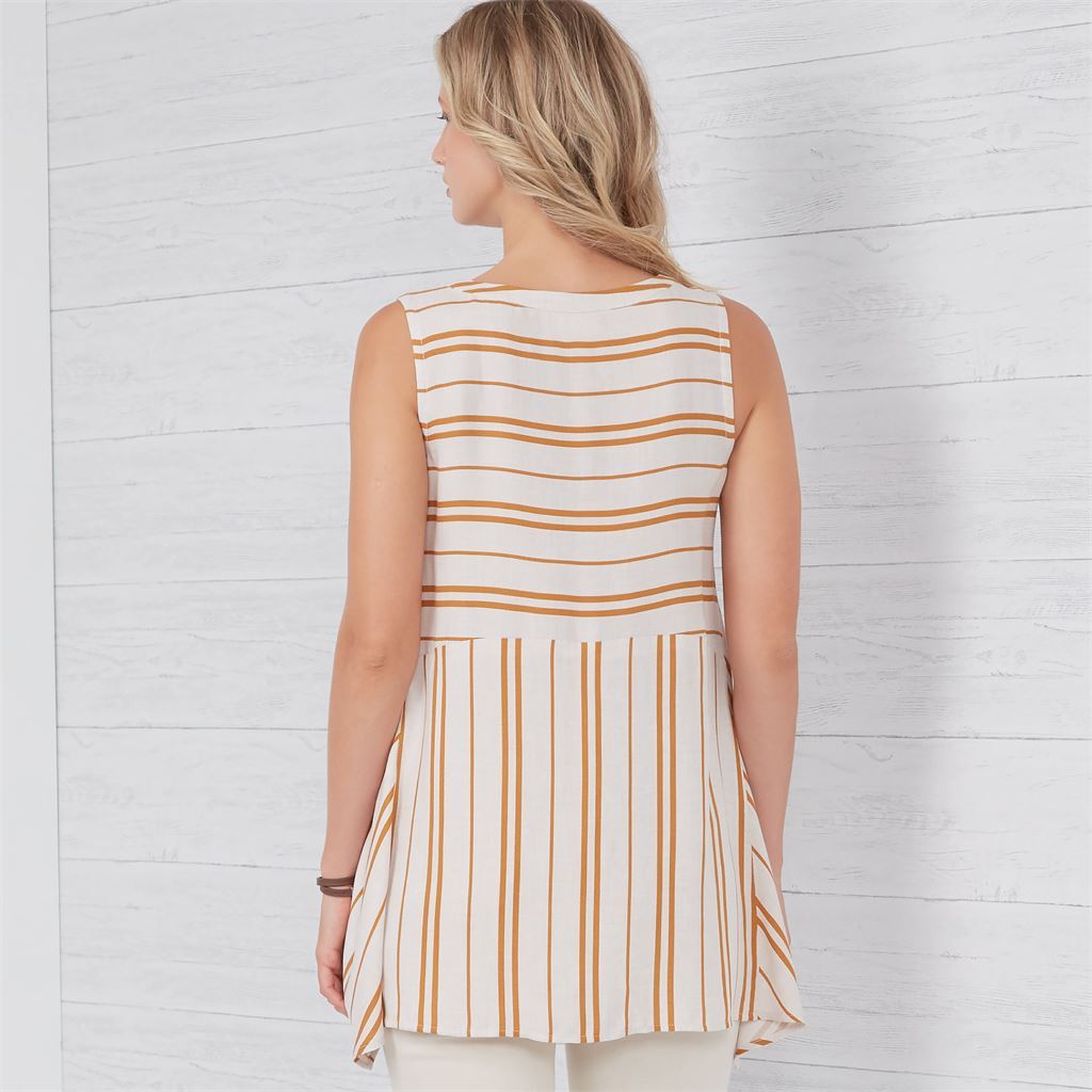 New Look Sewing Pattern N6658 Misses Handkerchief Hemmed Top 6658 Image 5 From Patternsandplains.com