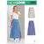 New Look Sewing Pattern N6659 Misses Pleated Skirt With Or Without Front Slit Opening 6659 Image 1 From Patternsandplains.com