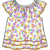 New Look Sewing Pattern N6663 Infants Dress Top With Appliques and Trims and Pants With Bows At Hem 6663 Image 3 From Patternsandplains.com