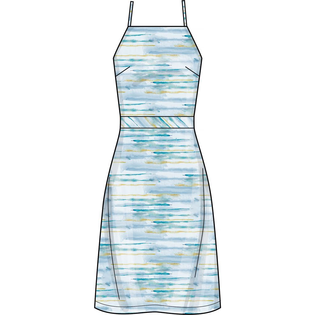 New Look Sewing Pattern N6666Misses Dress 6666 Image 3 From Patternsandplains.com