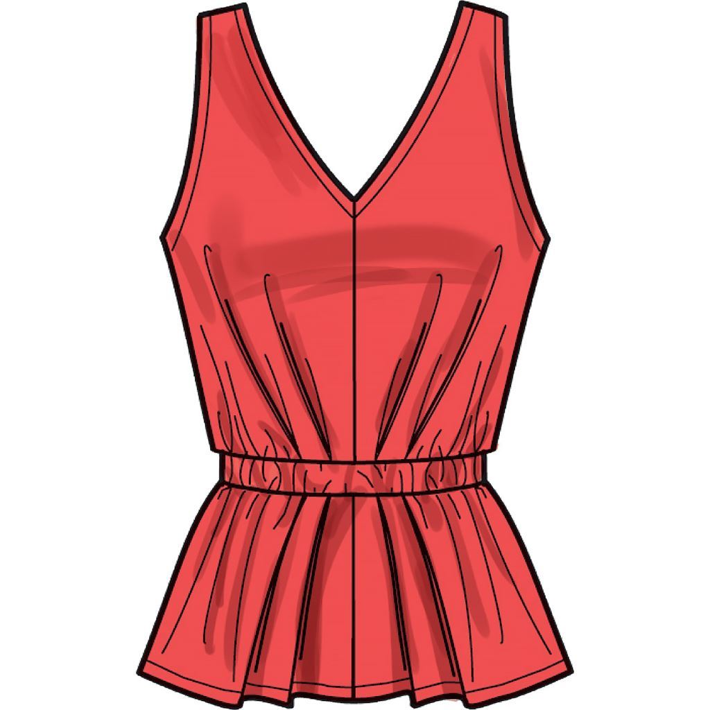 New Look Sewing Pattern N6668 Misses Top and Skirt 6668 Image 5 From Patternsandplains.com