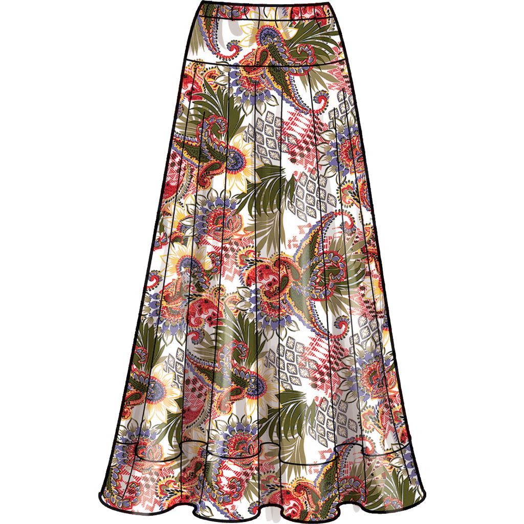 New Look Sewing Pattern N6668 Misses Top and Skirt 6668 Image 6 From Patternsandplains.com