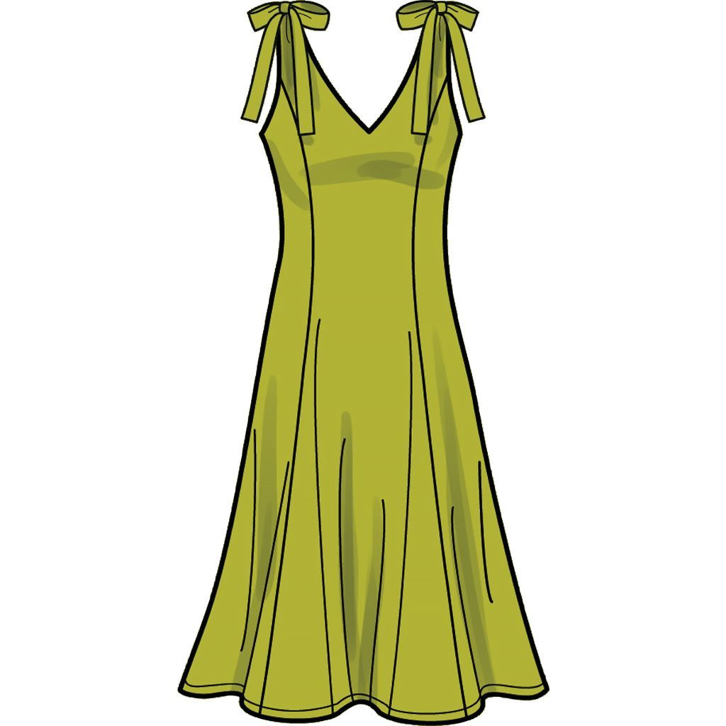 New Look Sewing Pattern N6669 Misses Dress designed for stretch knits 6669 Image 4 From Patternsandplains.com