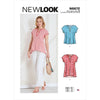 New Look Sewing Pattern N6672 Misses Top or Tunic 6672 Image 1 From Patternsandplains.com