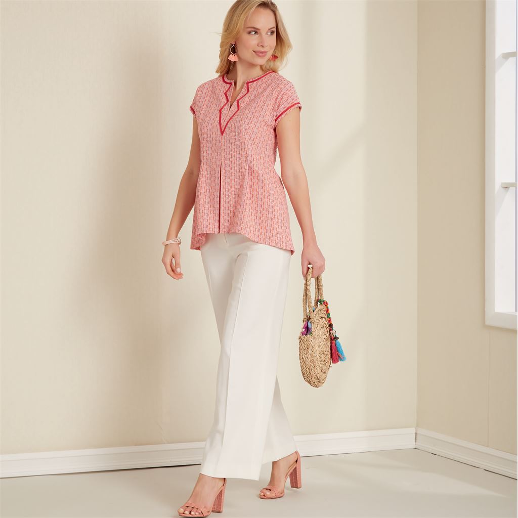 New Look Sewing Pattern N6672 Misses Top or Tunic 6672 Image 5 From Patternsandplains.com