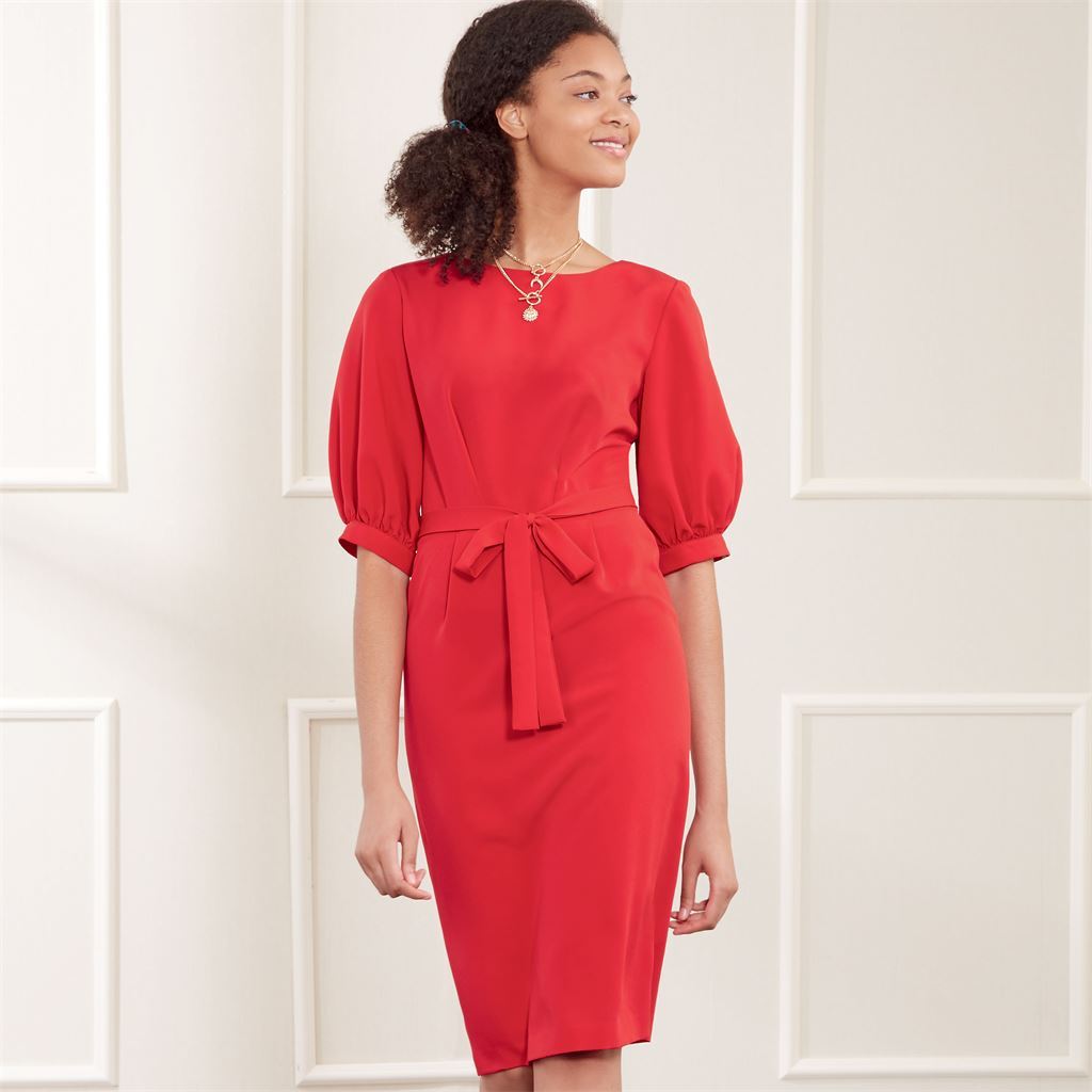 New Look Sewing Pattern N6679 Misses' Knee Length Dress With Sleeve Variations New Look Sewing Pattern N6679 Misses' Knee Length Dress With Sleeve Variations