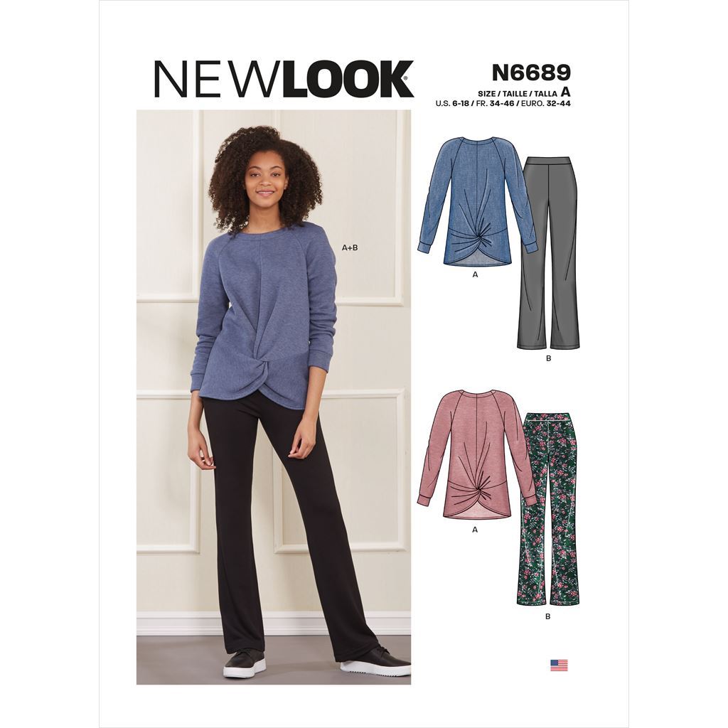 New Look Sewing Pattern N6689 Misses Sportswear 6689 Image 1 From Patternsandplains.com