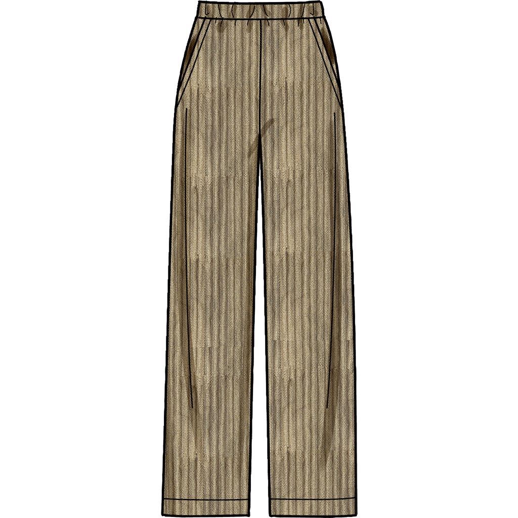 New Look Sewing Pattern N6691 Misses Slim Or Flared Pants 6691 Image 3 From Patternsandplains.com