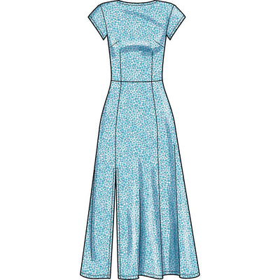 New Look Sewing Pattern N6696 Misses Dresses 6696 Image 4 From Patternsandplains.com