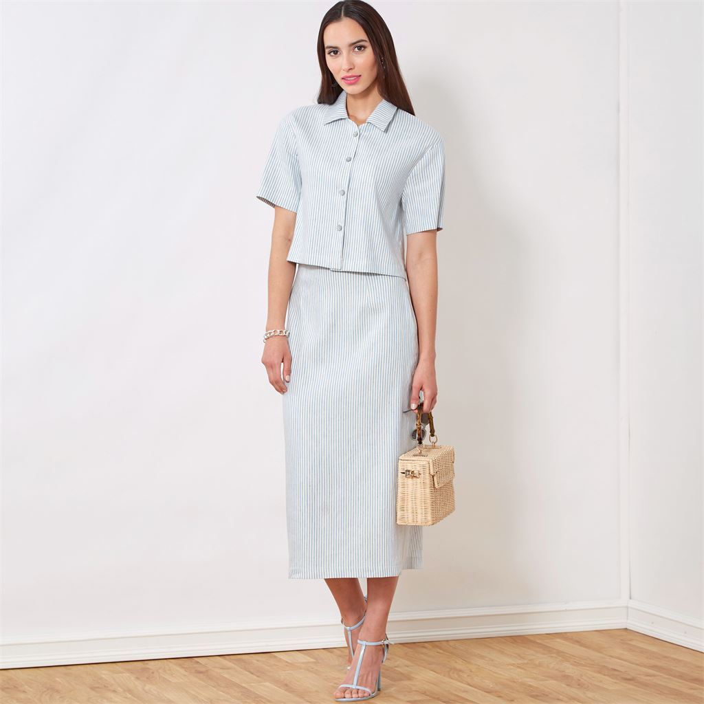 New Look Sewing Pattern N6697 Top and Skirt 6697 Image 2 From Patternsandplains.com