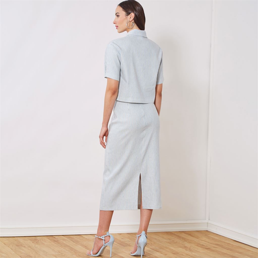 New Look Sewing Pattern N6697 Top and Skirt 6697 Image 5 From Patternsandplains.com