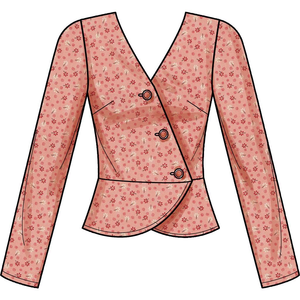 New Look Sewing Pattern N6700 Misses Tops 6700 Image 3 From Patternsandplains.com