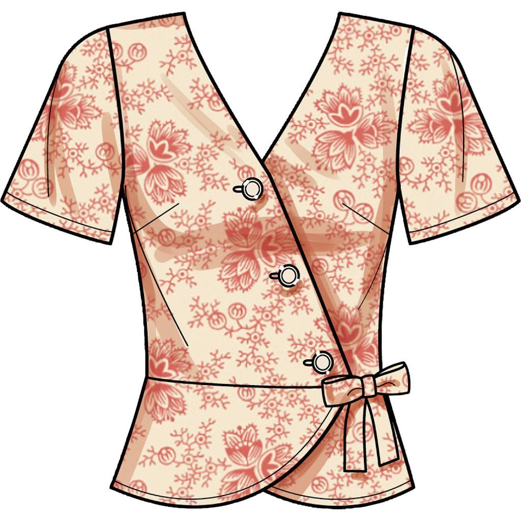 New Look Sewing Pattern N6700 Misses Tops 6700 Image 4 From Patternsandplains.com